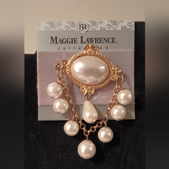 VINTAGE Maggie Lawrence Brooch NEW OLD STOCK - Picture 10 of 15